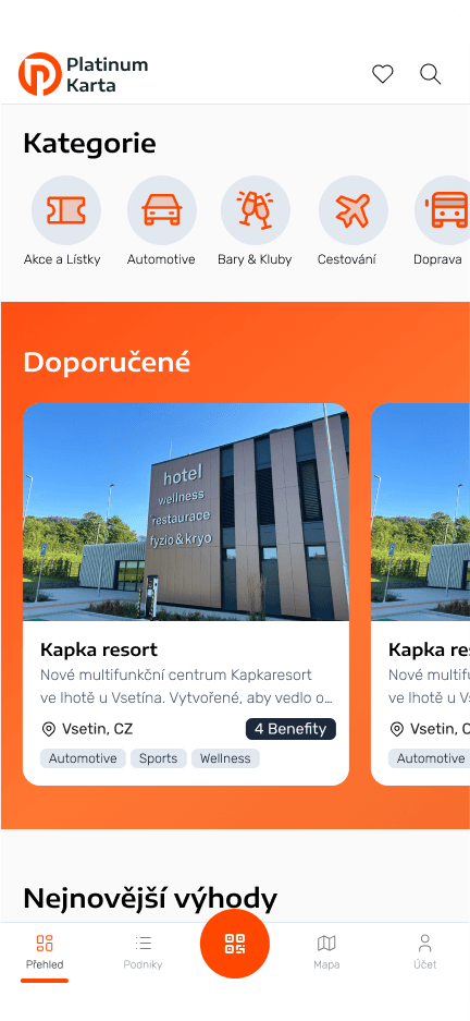Platinum Karta app